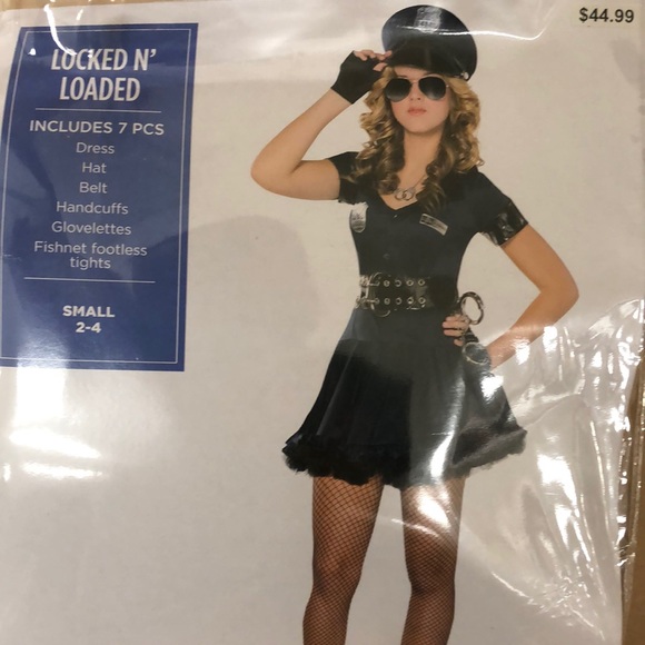 Locked N Loaded Women’s Police Costume! New! - Picture 2 of 10